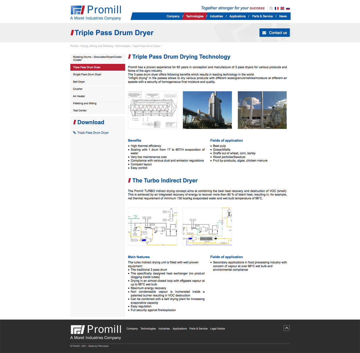 precurseur-site-internet-promill-page